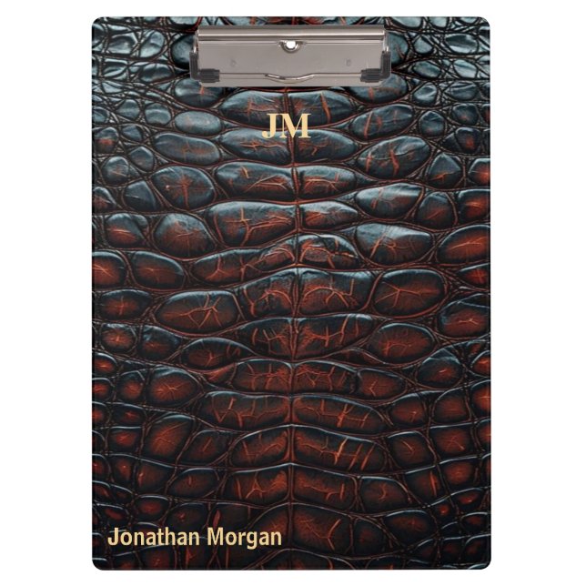 Porte-bloc Luxury Executive Monogram Premium Leather  (Devant)