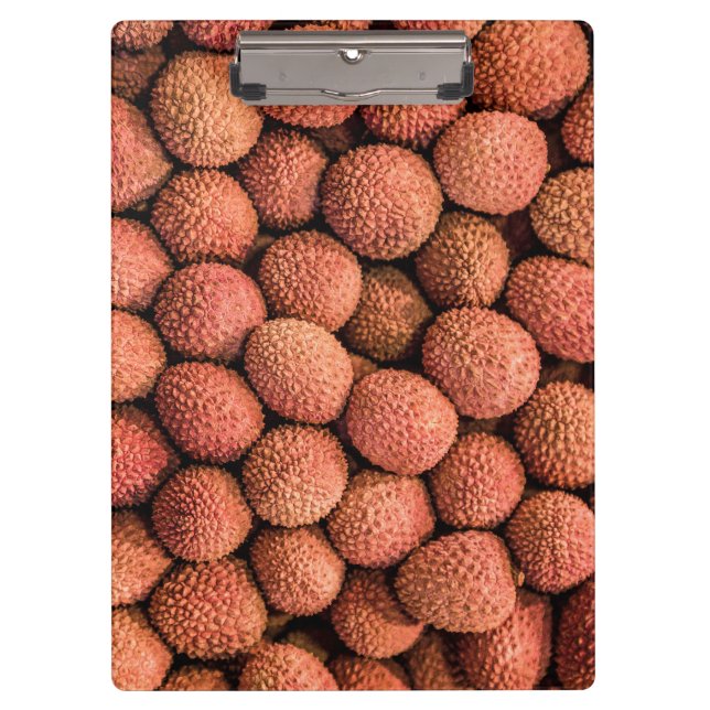 Porte-bloc Lychee or Litchi fruit vegan et vegetarian (Devant)