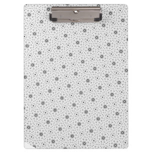Porte-bloc Maacah001 B&W grille abstraite de doodle
