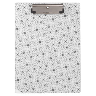 Porte-bloc Maacah001 B&W grille abstraite de doodle