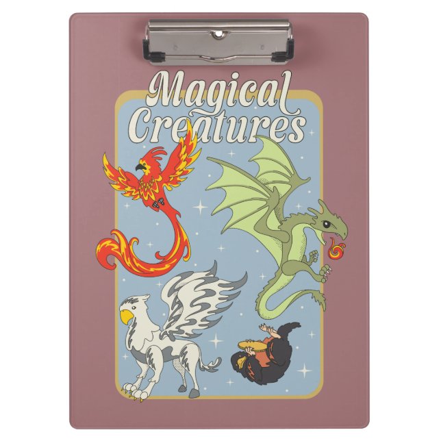 Porte-bloc Magical Creatures Vintage Graphic (Devant)