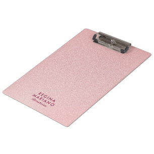 Porte-bloc Magnifique fond scintillant rose clair