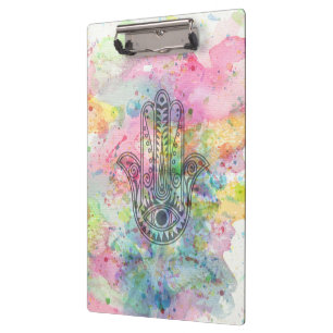 Porte-bloc Main de HAMSA de symbole de Fatima
