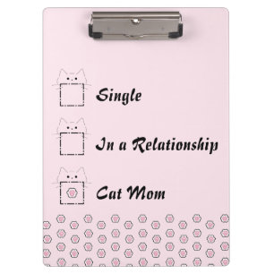 Porte-bloc Maman Chat Chaton Mignon Patte Rose
