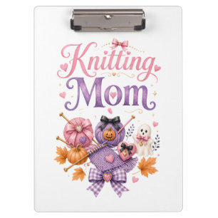 Porte-bloc Maman Tricoteuse Halloween -