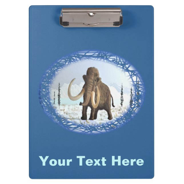 Porte-bloc Mammoth laineux (Devant)
