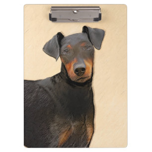Porte-bloc Manchester Terrier Peinture Art animal original