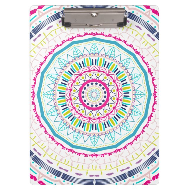 Porte-bloc mandala coloré (Devant)