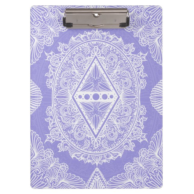 Porte-bloc Mandala de diamant céleste (Devant)