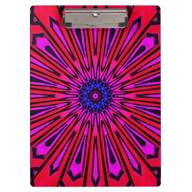 Porte-bloc Mandala floral botanique  (Devant)