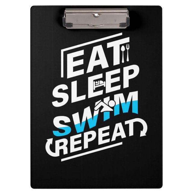 Porte-bloc Mangez Sleep Swim (Devant)