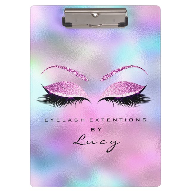 Porte-bloc Maquillage Artiste Beauté Lashes Parties scintilla (Devant)