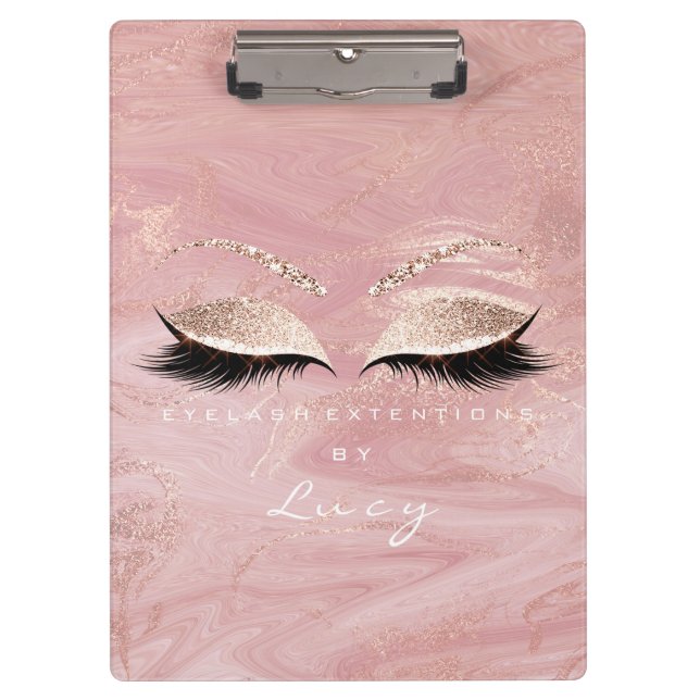 Porte-bloc Maquillage Artiste Beauté Lashes Parties scintilla (Devant)