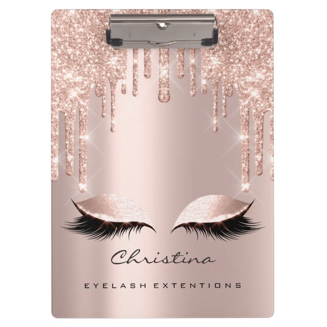 Porte-bloc Maquillage Artiste Brown Lashes de cire Étincelle (Devant)