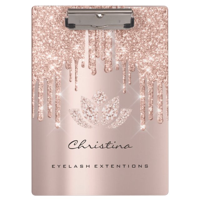 Porte-bloc Maquillage Artiste Lashes Spark Evénement Planner  (Devant)