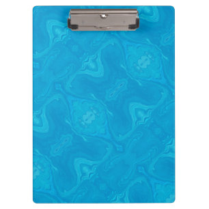 Porte-bloc Marbre Bleu Abstrait HP Personnalisé