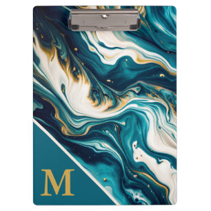 Porte-bloc Marbre Monogramme moderne