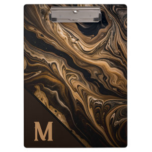 Porte-bloc Marbre Monogramme moderne