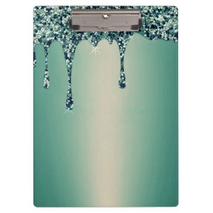 Porte-bloc Marbre Ombré Moderne Doré Feuille Métallique Glam