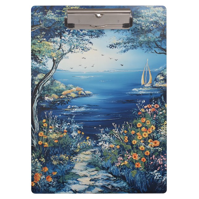 Porte-bloc Marche en bois (Devant)