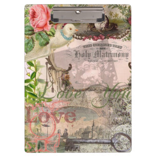 Porte-bloc Mariage élégant Mariage Vintage Antique Vintage