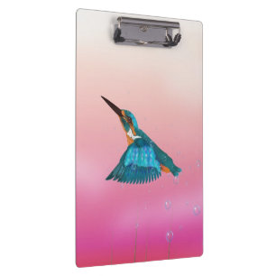 Porte-bloc martin-pêcheur oiseau