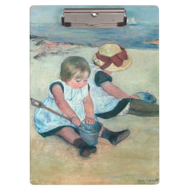 Porte-bloc Mary Cassatt - Enfants jouant sur la plage (Devant)