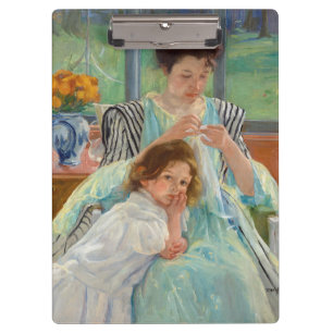 Porte-bloc Mary Cassatt - Jeune Mère Couturière