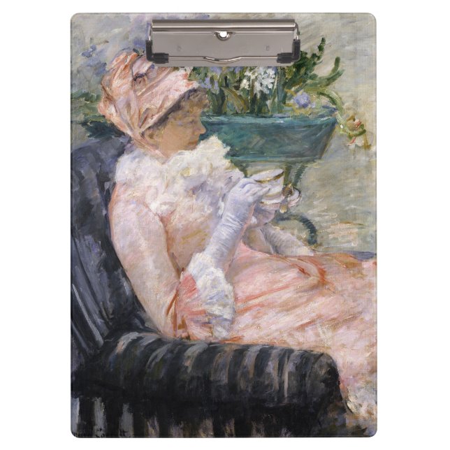Porte-bloc Mary Cassatt - La tasse de thé (Devant)