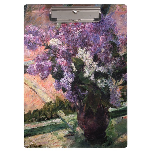 Porte-bloc Mary Cassatt - Lilacs dans une fenêtre (Devant)