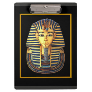Porte-bloc Masque égyptien antique d'or du Roi Tutankhamun