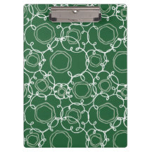 Matrice florale abstraite (vert foncé) Beaux-arts