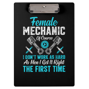 Porte-bloc Mécanique féminine