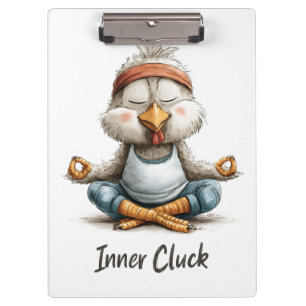 Porte-bloc Méditation de poulet gloussement intérieur Anima