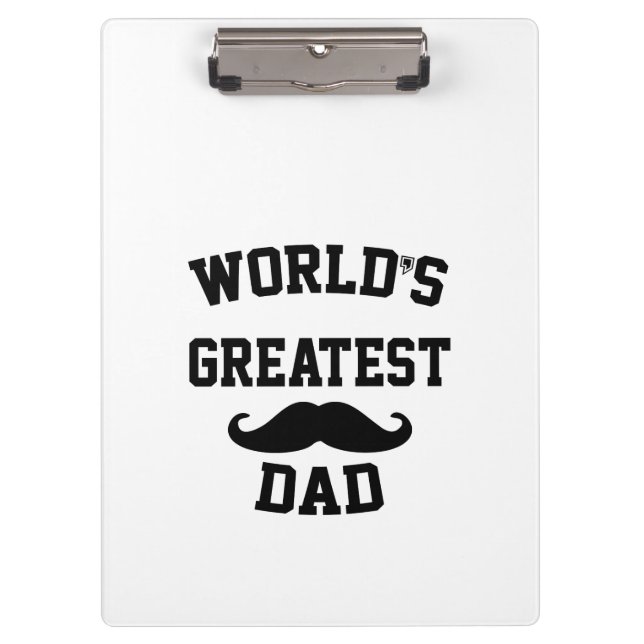 Porte-bloc Meilleur papa du monde (Devant)