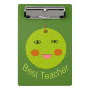Porte-bloc Meilleur professeur Happy Apple Mini Porte - bloc