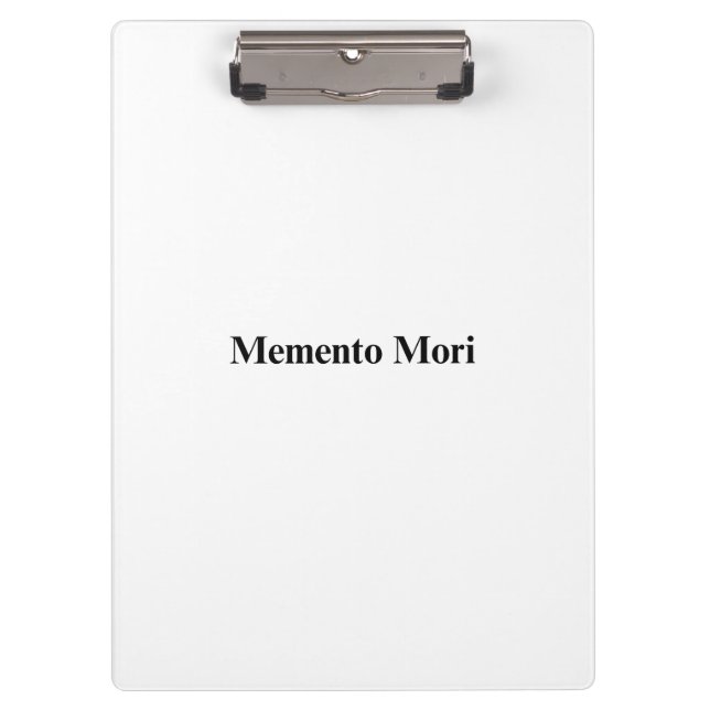 Porte-bloc Memento Mori Professional Task Clipboard (Devant)