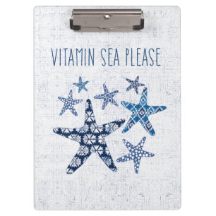 Porte-bloc Mer côtière de vitamine de l'art   svp