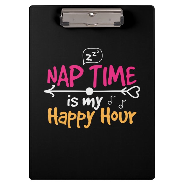 Porte-bloc Mère Cadeau Nap Heure Est Mon Heureuse Heure (Devant)