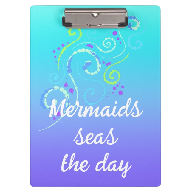Porte-bloc Mermaids Seas le jour (Devant)