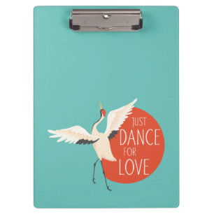 Porte-bloc Message de l'oiseau drôle - Just Dance For Love 1