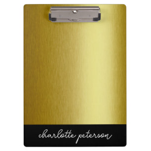 Porte-bloc Métal Or Personnalisé