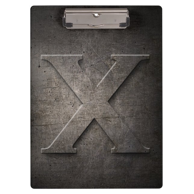 Porte-bloc Metal Rustic X Monogramme Porte - bloc (Devant)