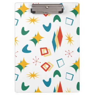 Porte-bloc Mid Mod Atomique Mid-Century Moderne Formes Rétro