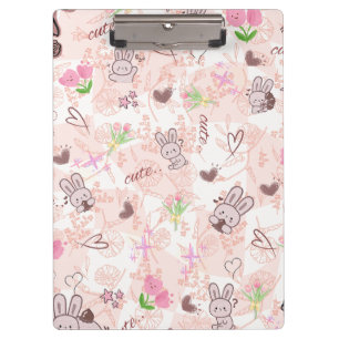 Porte-bloc Mignon lapin japonais Kawaii et carreaux gingham r