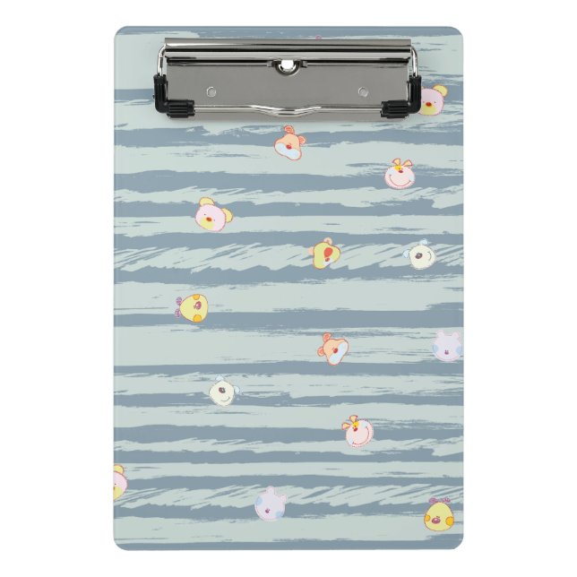 Porte-bloc Mini Clipboard – Whimsy Faces (Devant)
