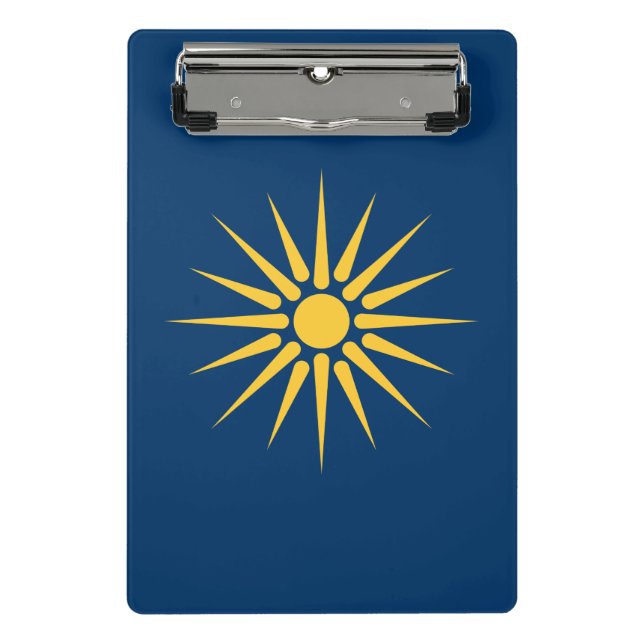 Porte-bloc Mini clipboard with flag of Macedonia, Greece (Devant)