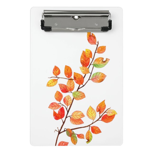 Porte-bloc mini feuilles d'automne (Devant)