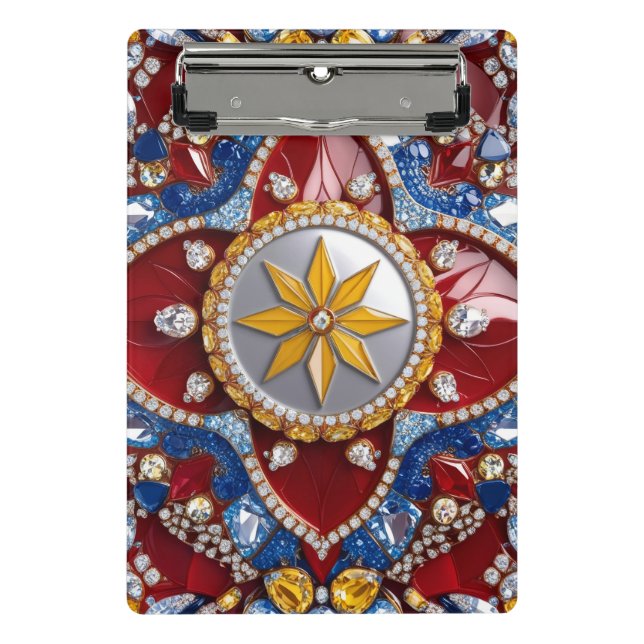 Porte-bloc Mini porte - bloc aux couleurs colombiennes (Devant)