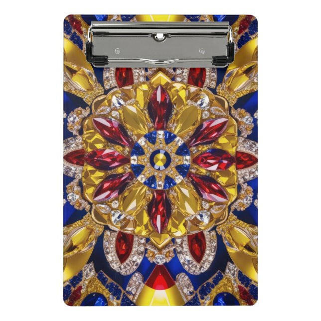 Porte-bloc Mini porte - bloc aux couleurs de la Colombie (Devant)